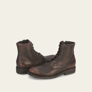 NEW FRYE BOWERY LACE UP
Antique Black
Distressed